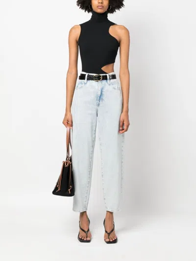 Wolford Warm Up Jersey Bodysuit In Black