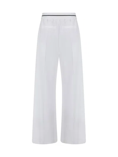 Shop Brunello Cucinelli Pants In White