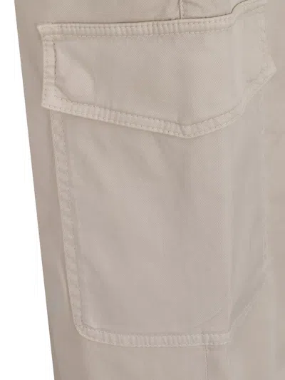 Shop Brunello Cucinelli Pants In Beige