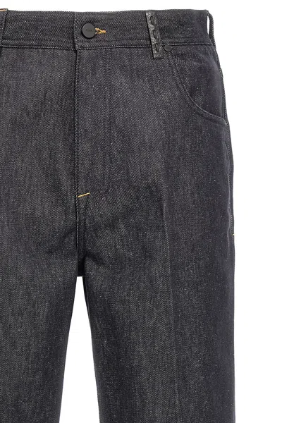 Fendi Denim Jeans In Blue