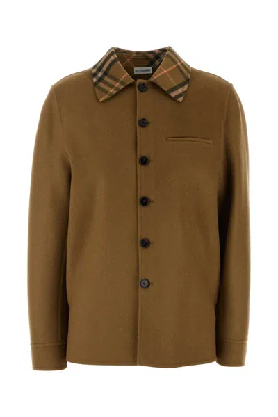 Burberry Jackets And Vests In Beige O Tan