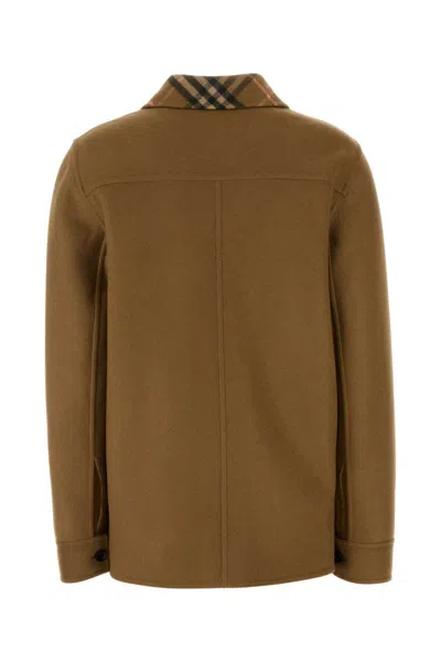 Burberry Jackets And Vests In Beige O Tan