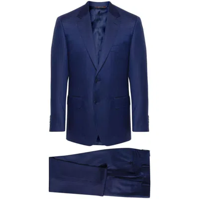 Shop Canali Suits In Blue