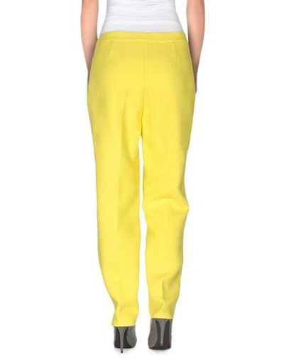 Shop Giambattista Valli Casual Pants In Acid Green