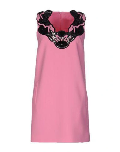 Shop Christopher Kane Short Dresses In Pink