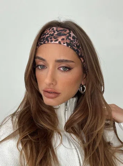 Princess Polly The Juney Headband In Leopard