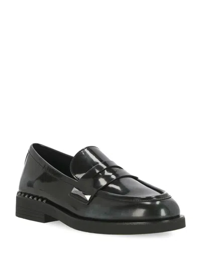 Shop Ash Flat Shoes In Aliseo Black/denim