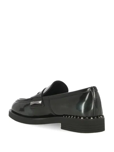 Shop Ash Flat Shoes In Aliseo Black/denim