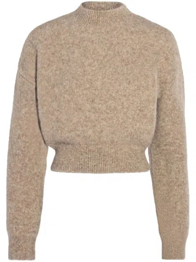 Shop Jacquemus Sweaters In Beige 2