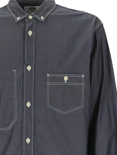 Shop Junya Watanabe Shirts In Blue