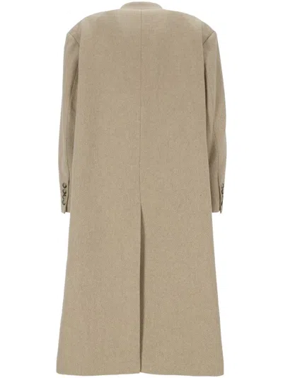 Shop Isabel Marant Étoile Marant Etoile Coats In Beige