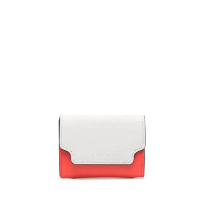 Marni Wallets In Grey/orange