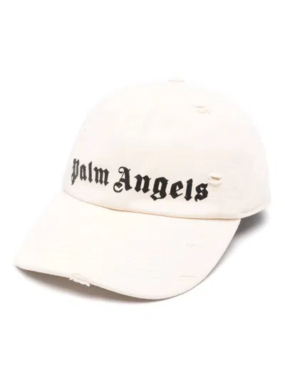 Shop Palm Angels Hats In Beige