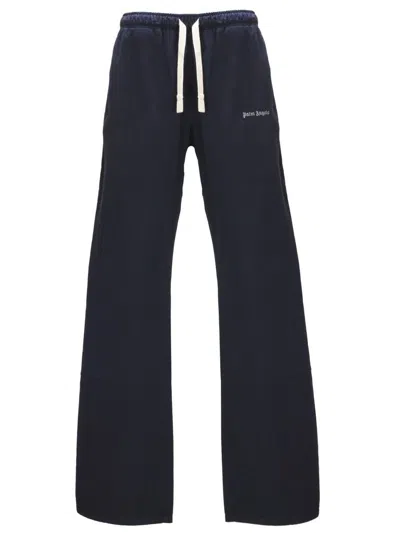 Shop Palm Angels Trousers In Blue