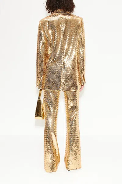 Simon Miller Robo Sequin Pant In Star Gold
