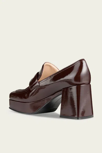 Gianvito Rossi Rouen Platform Penny Loafers