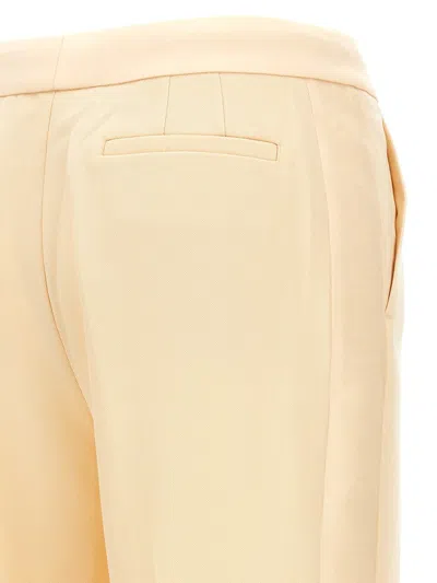 Zimmermann Pantalone Dalla Gamba Ampia Illuminate In Lino Crema  Donna In Beige