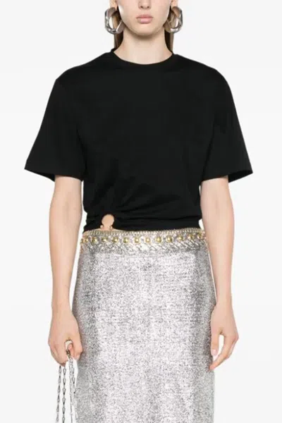 Rabanne Signature Piercing Jersey T-shirt