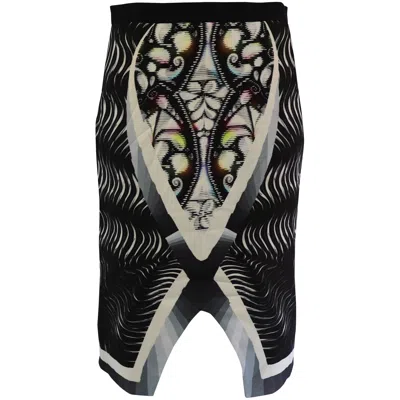 Peter Pilotto Eleni Print Skirt In Black Print Viscose In Black
