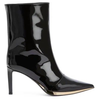 Giuseppe Zanotti Pointed-toe Ankle Boots In Black