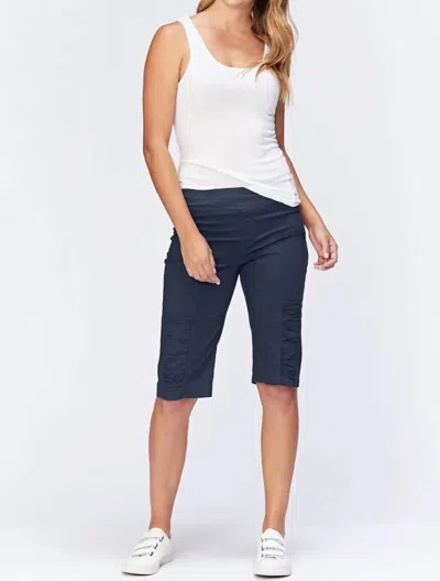 Xcvi Tatem Bermudas In Navy In Blue