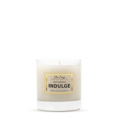 De Soap Boutique Indulge Bitter Almond Saffron Candle
