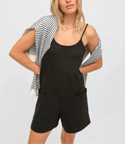 Electric & Rose Kit Romper In Black In Black