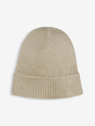 Marc Jacobs Logo-patch Wool Beanie In Gold