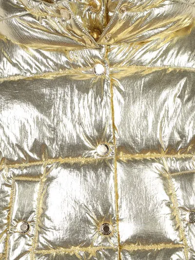 Marc Jacobs Sleeveless Cotton Vest In Gold