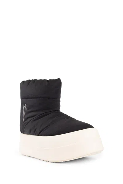 Rick Owens Drkshdw Mega Bumper Low Lunar Boots In Black