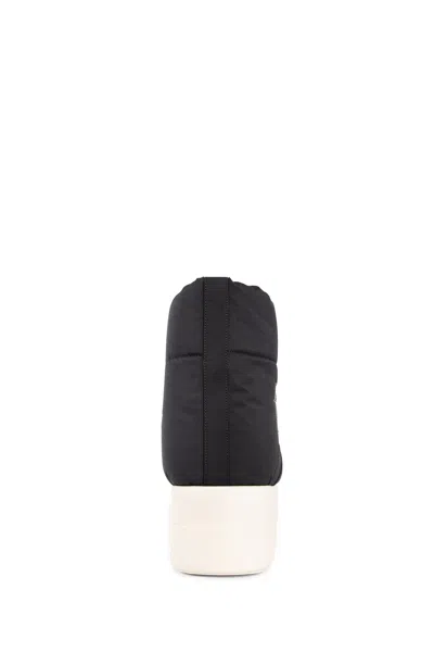 Rick Owens Drkshdw Mega Bumper Low Lunar Boots In Black
