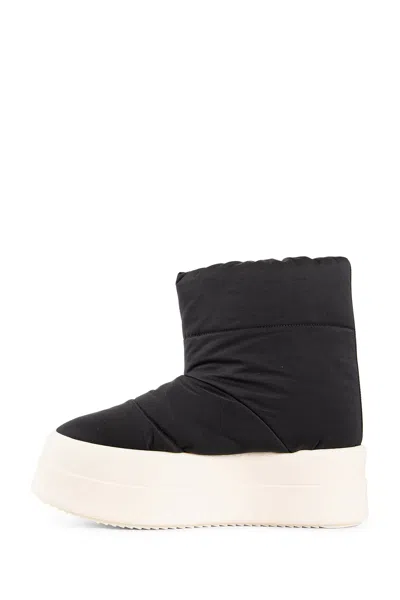 Rick Owens Drkshdw Mega Bumper Low Lunar Boots In Black