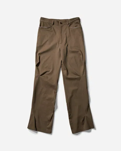 Kiko Kostadinov Ohne K-dart Trousers Brass In Green