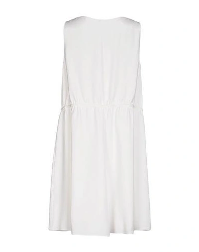Shop Emporio Armani Short Dress In White