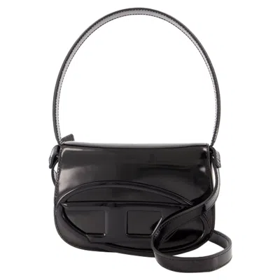 Valstar 1dr Shoulder Bag - Diesel - Leather - Black In Black