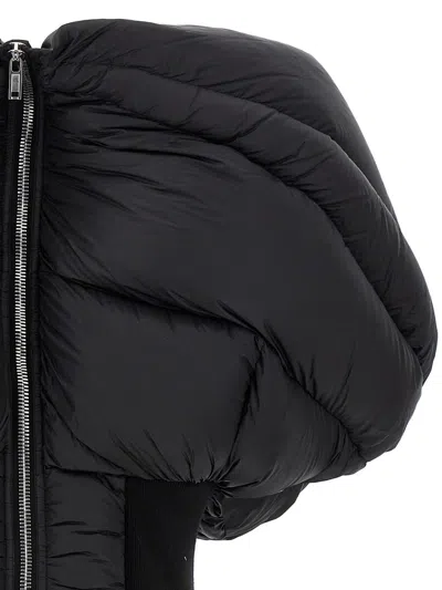 Rick Owens Mini Horus Sl Jkt Down Jacket In Black