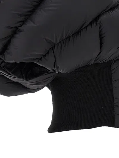Rick Owens Mini Horus Sl Jkt Down Jacket In Black