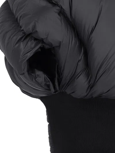 Rick Owens Mini Horus Sl Jkt Down Jacket In Black