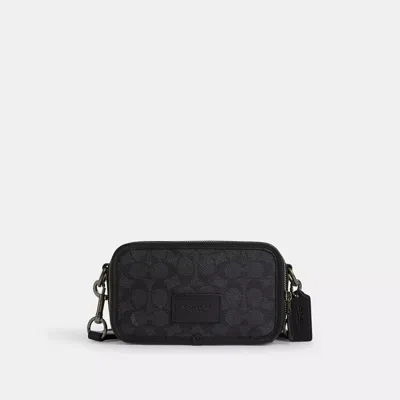 Coach Outlet Wyatt Crossbody In Signature Canvas In Grey