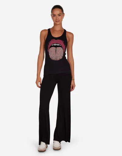 Lauren Moshi Esmerelda Vintage Stud Tongue In Black