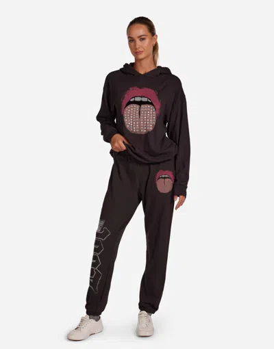Lauren Moshi Tanzy Vintage Stud Tongue In Onyx
