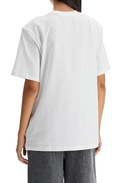 Shop Rotate Birger Christensen 'oversized Organic Cotton T In White