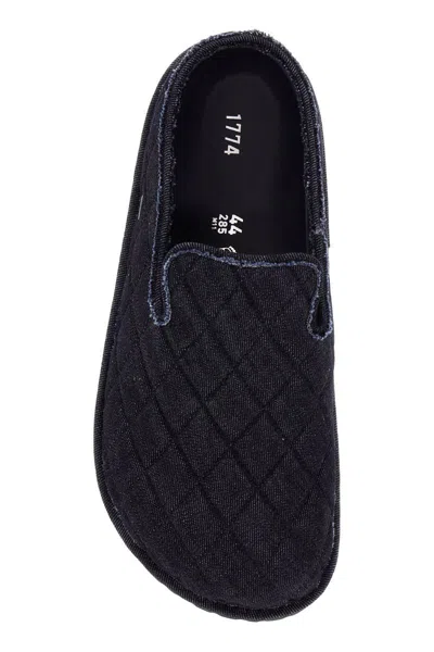 Shop Birkenstock Quilted Denim Eliscu In Blue