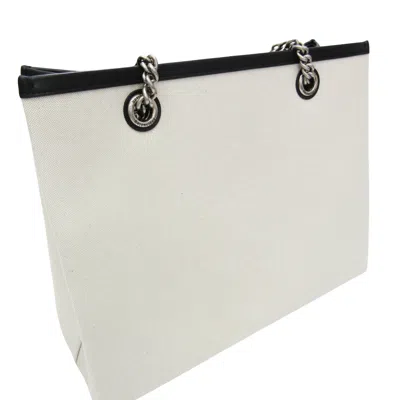 Pre-owned Balenciaga Cabas White Canvas Tote Bag ()