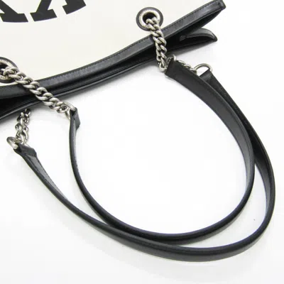 Pre-owned Balenciaga Cabas White Canvas Tote Bag ()