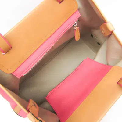 Pre-owned Bally Pink Canvas Tote Bag ()