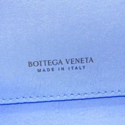 Pre-owned Bottega Veneta Blue Leather Clutch Bag ()