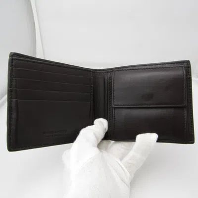 Pre-owned Bottega Veneta Intrecciato Brown Leather Wallet  ()