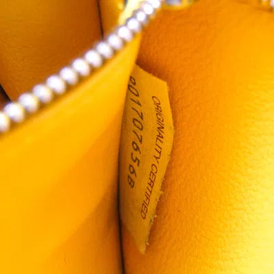 Pre-owned Bottega Veneta Intrecciato Yellow Leather Wallet  ()
