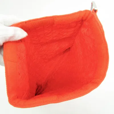 Pre-owned Bottega Veneta Orange Leather Clutch Bag ()